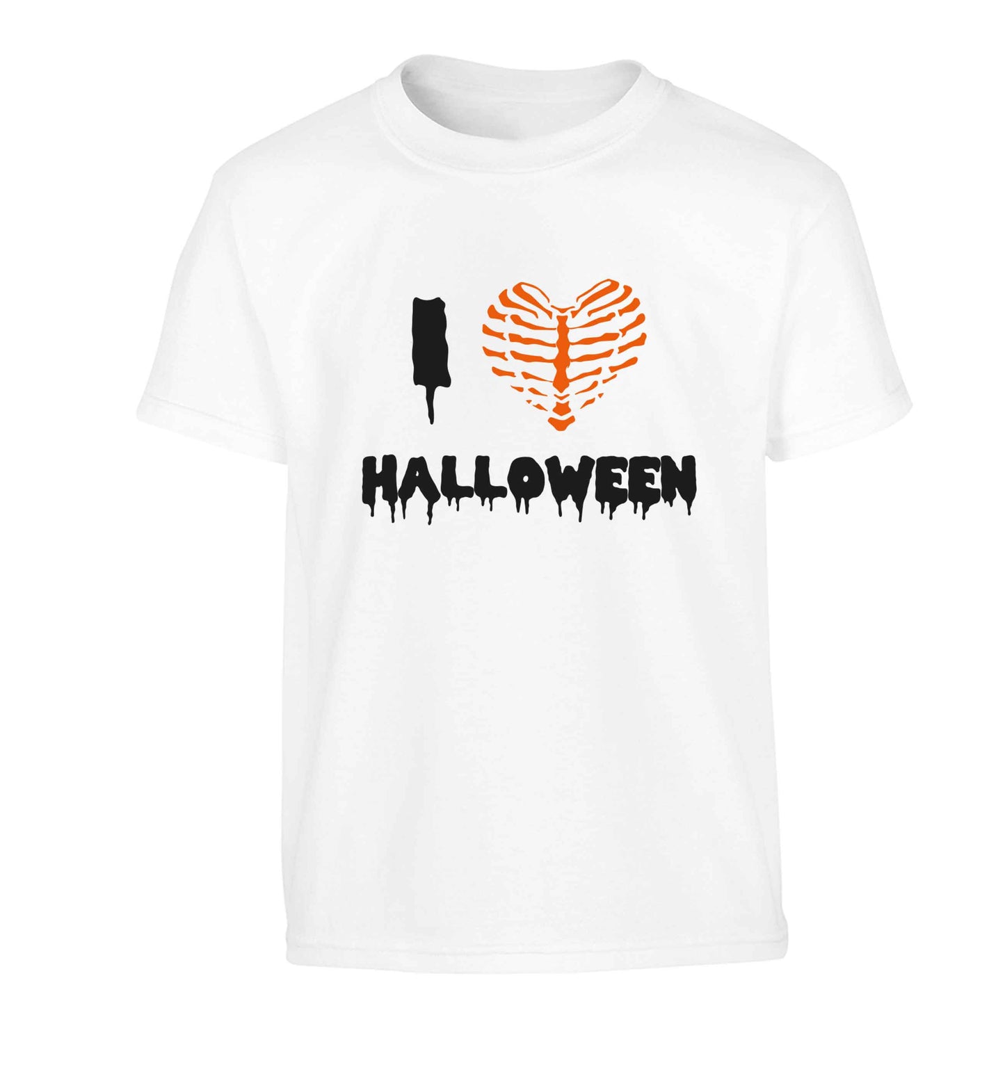 I love halloween Children's white Tshirt 12-13 Years
