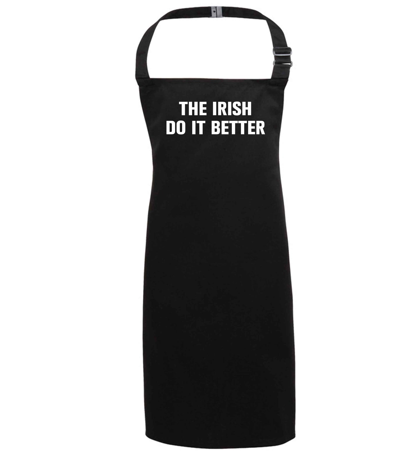 The Irish do it better black apron 7-10 years