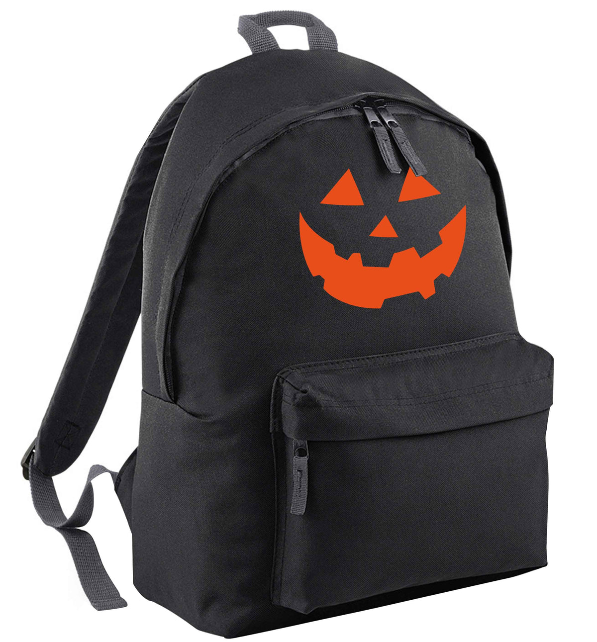 Pumpkin Spice Nice black adults backpack