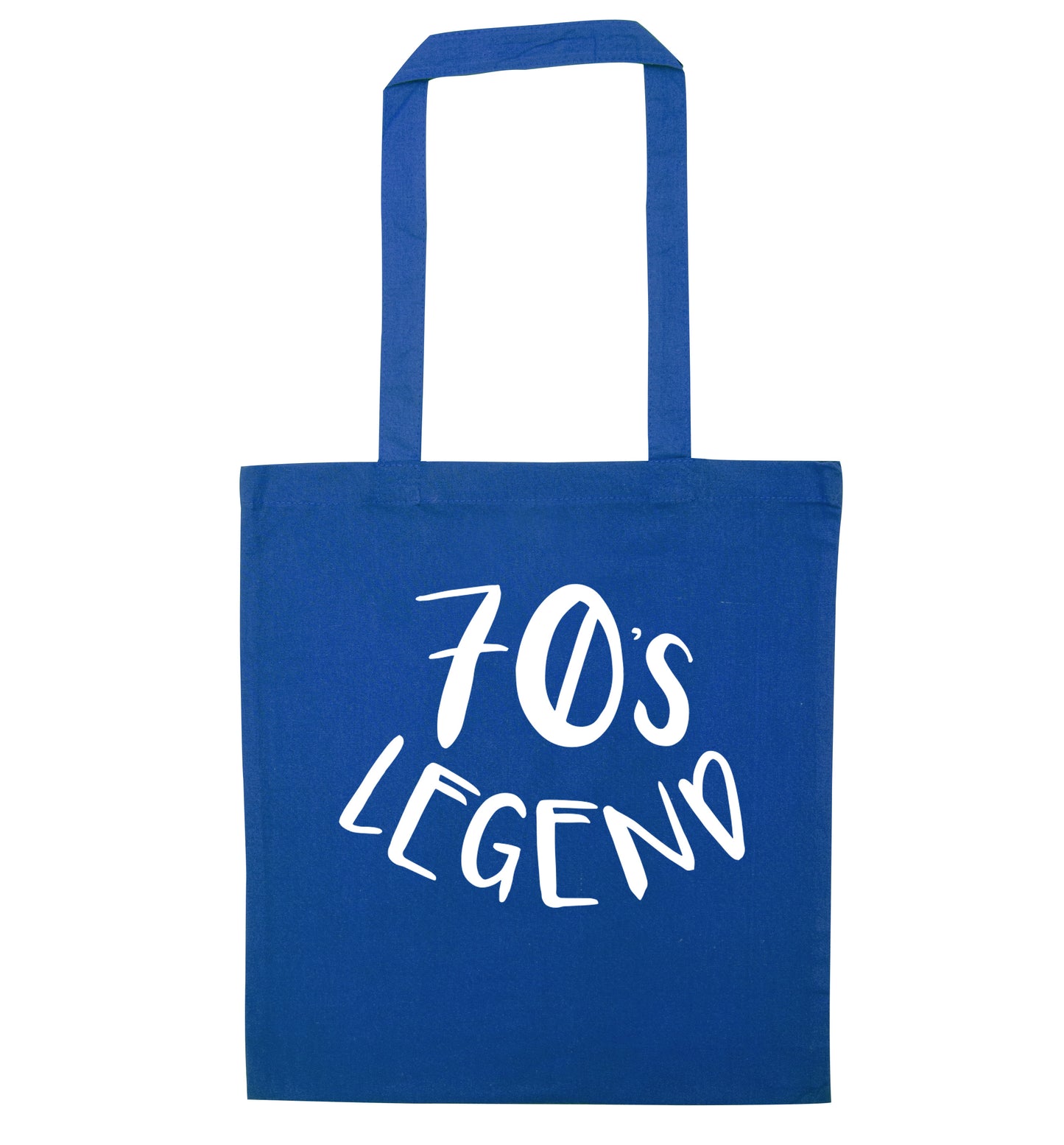 Seventies Legend blue tote bag