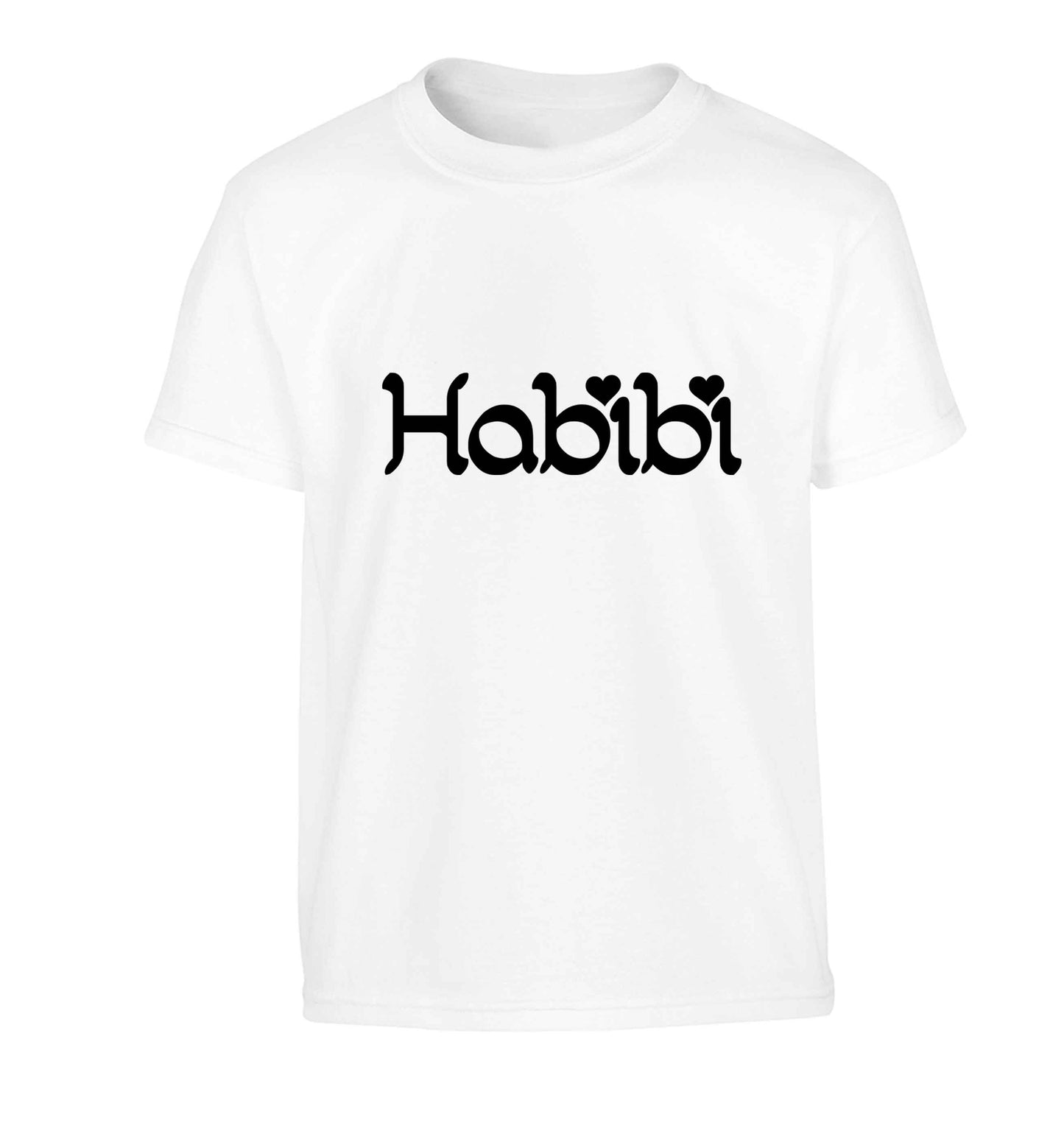 Habibi Children's white Tshirt 12-13 Years