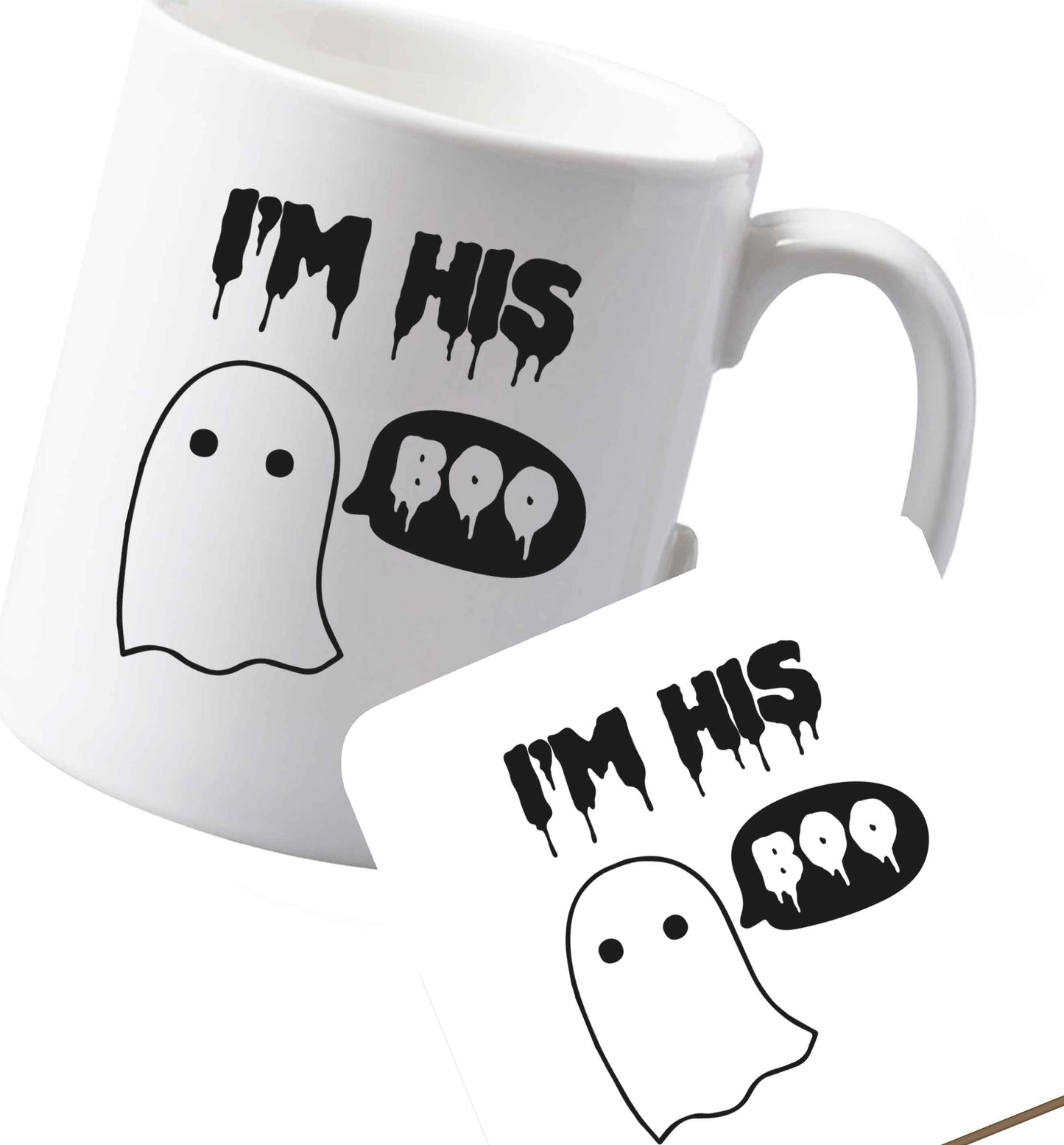 10 oz Ceramic mug and coaster Favourite Type Pan Pancake both sides