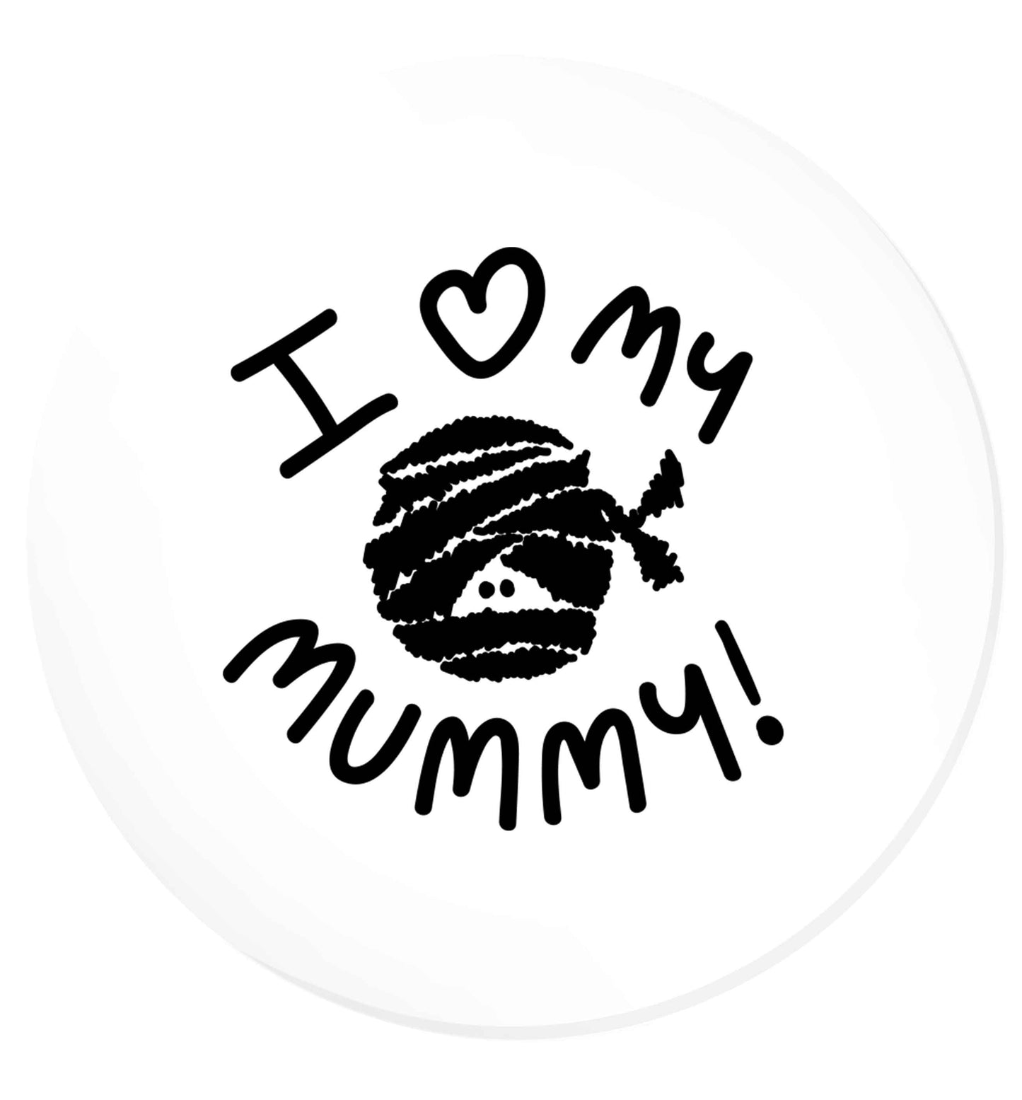 I love my mummy halloween pun | Magnet