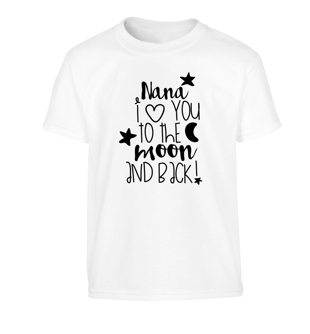 Nana's little bodybuilder Children's white Tshirt 12-14 Years