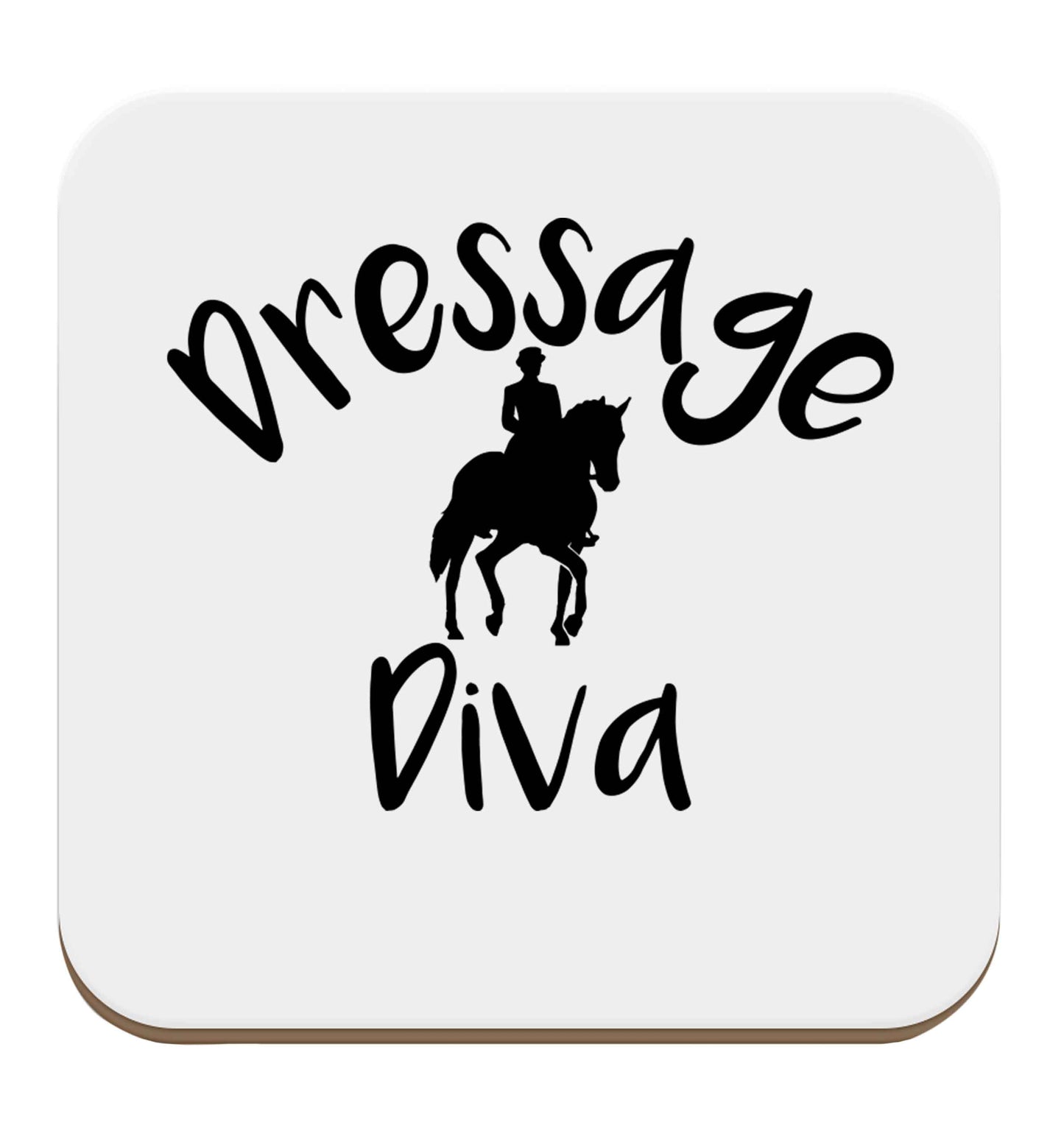 Dressage diva set of four coasters