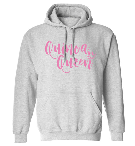 Quinoa Queen adults unisex grey hoodie 2XL