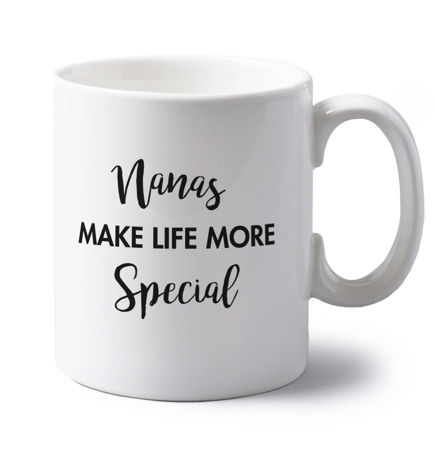 Nanas make life more special left handed white ceramic mug