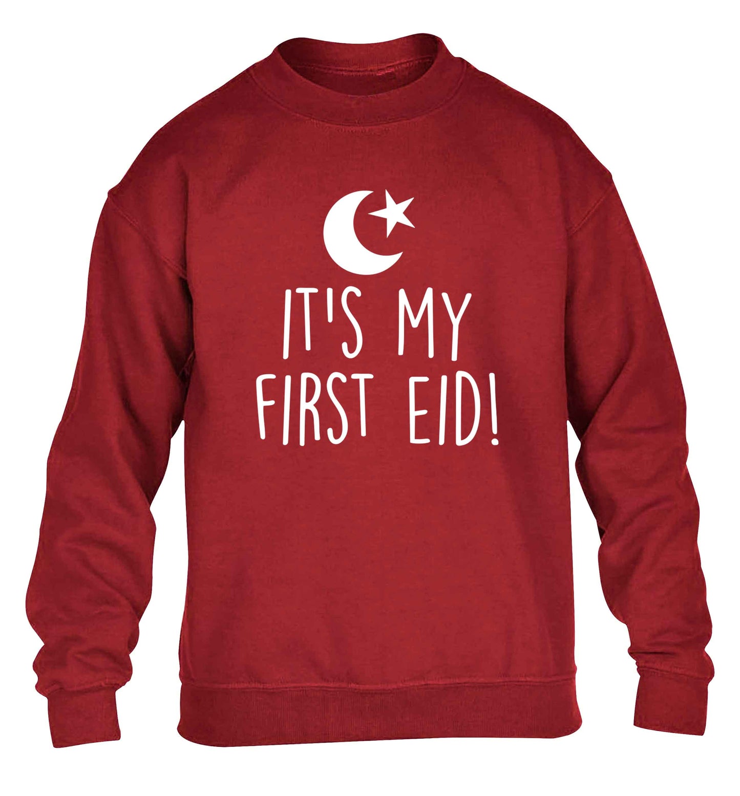 It's my first Eid children's grey sweater 12-13 Years