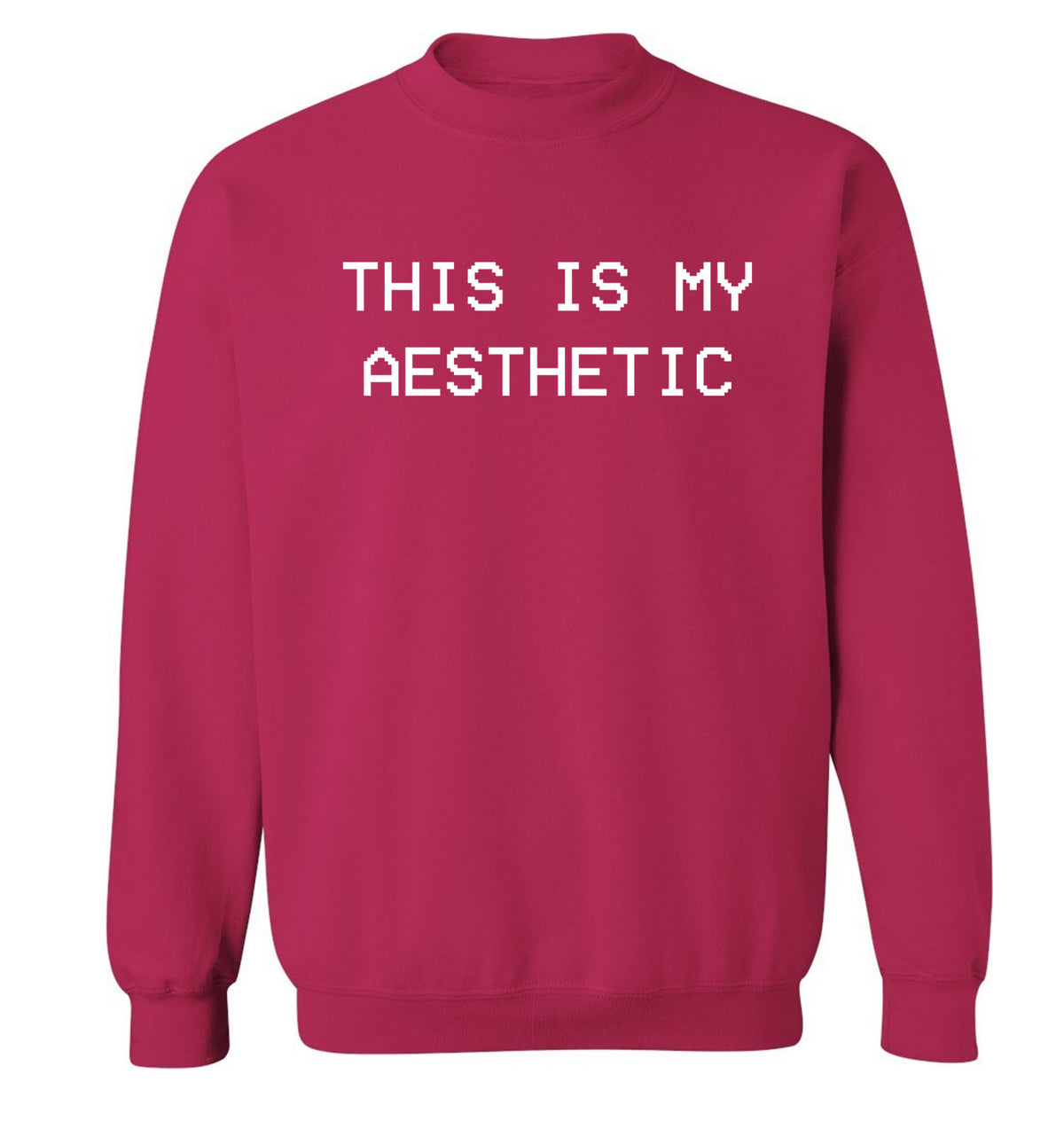 This is my aesthetic Adult's unisex pink Sweater 2XL