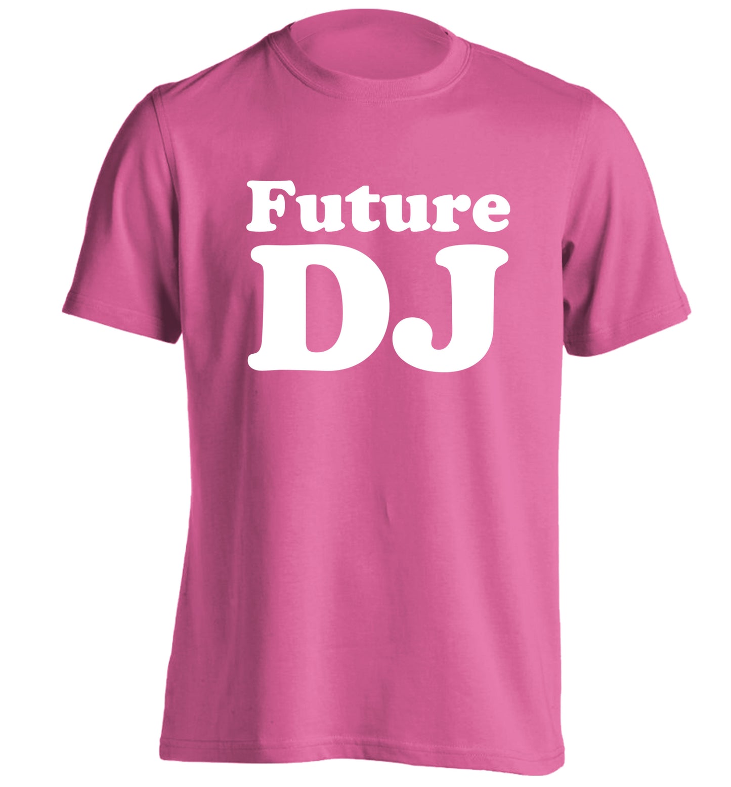 Future DJ adults unisex pink Tshirt 2XL