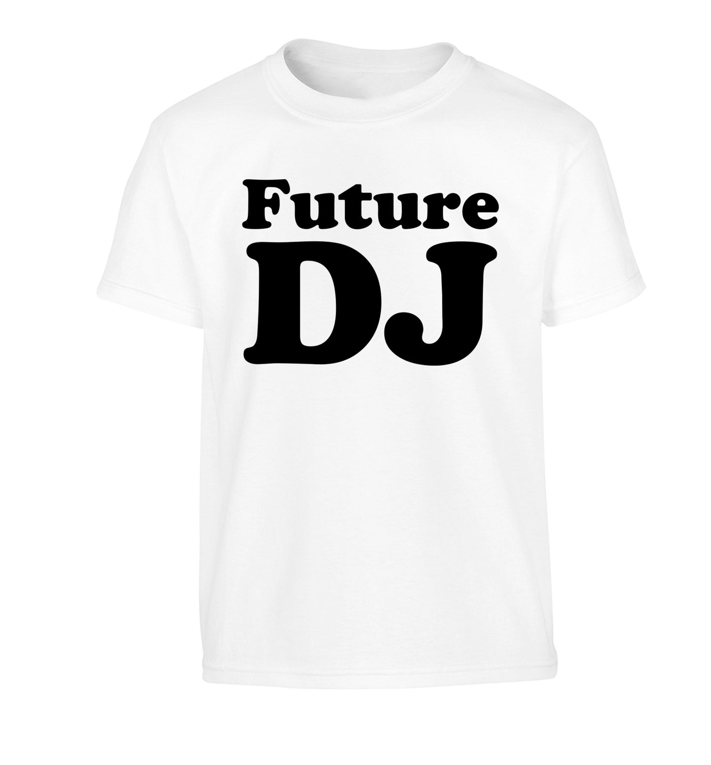 Future DJ Children's white Tshirt 12-14 Years