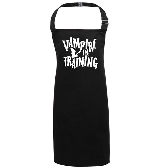 Vampire in training black apron 7-10 years