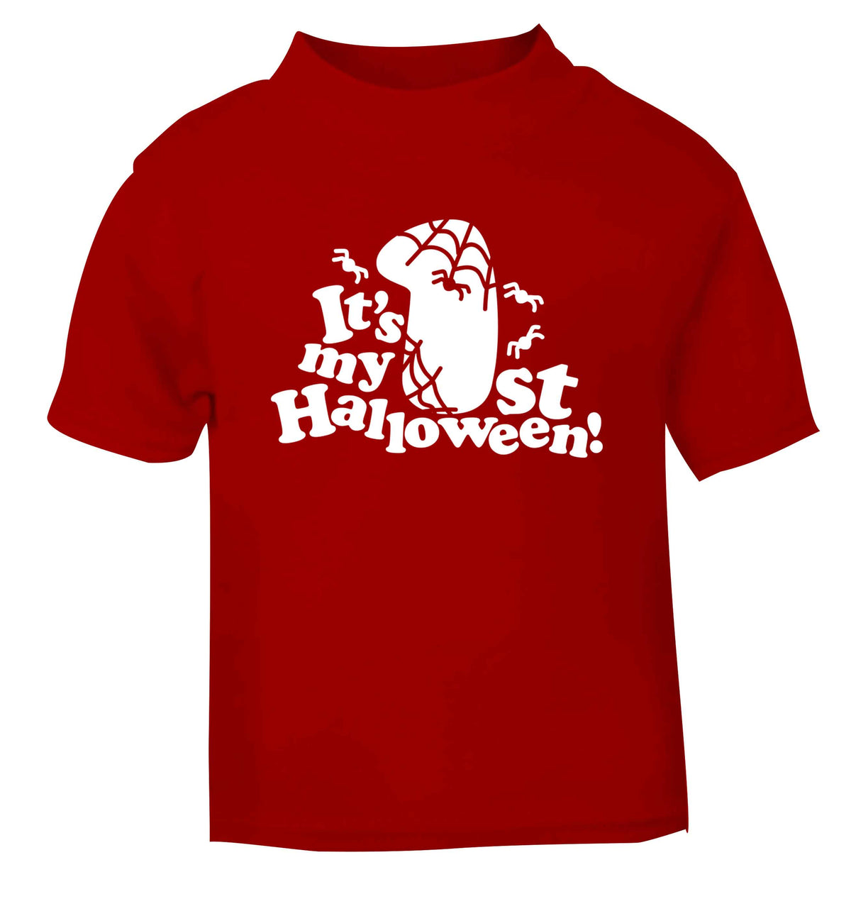 My 1st Halloween Pumpkin red baby toddler Tshirt 2 Years
