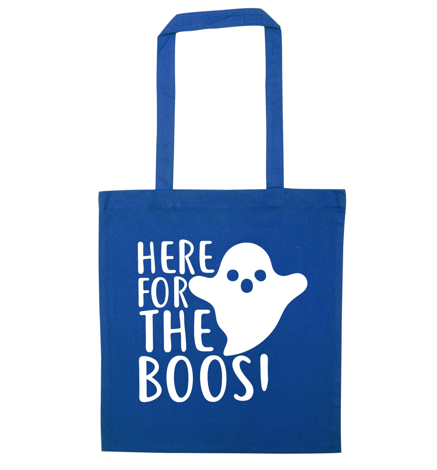 Here for the boos blue tote bag
