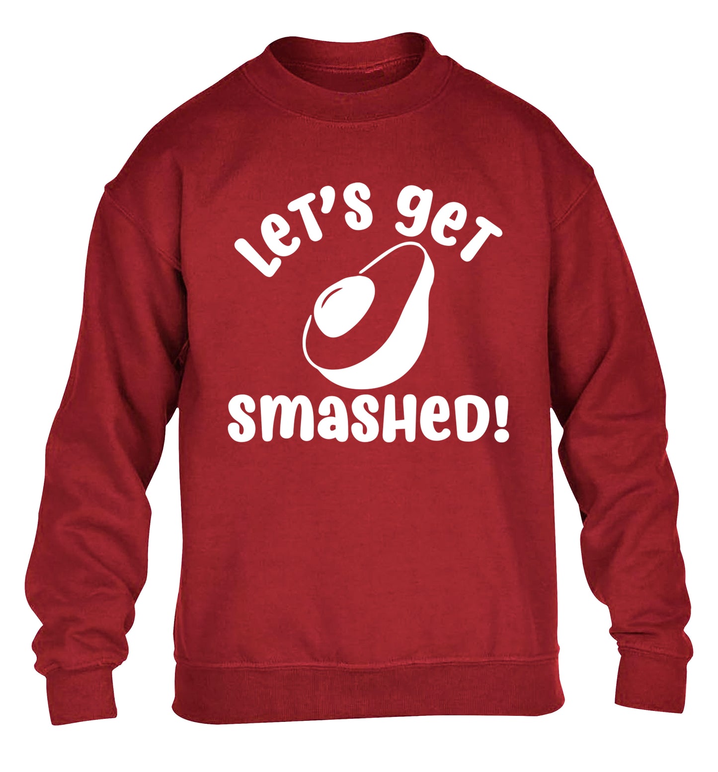 Let's get smashed children's grey sweater 12-14 Years