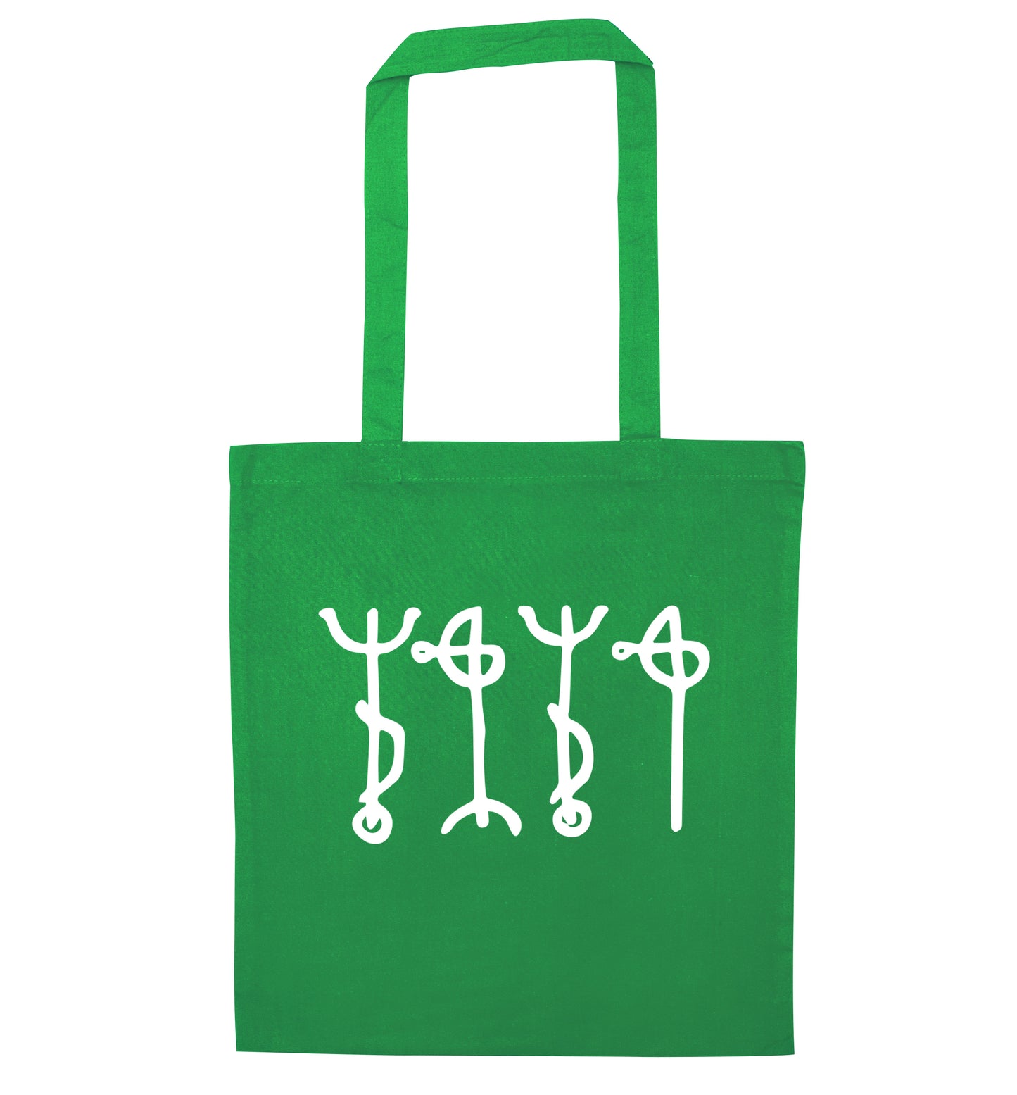 Draumstafir green tote bag