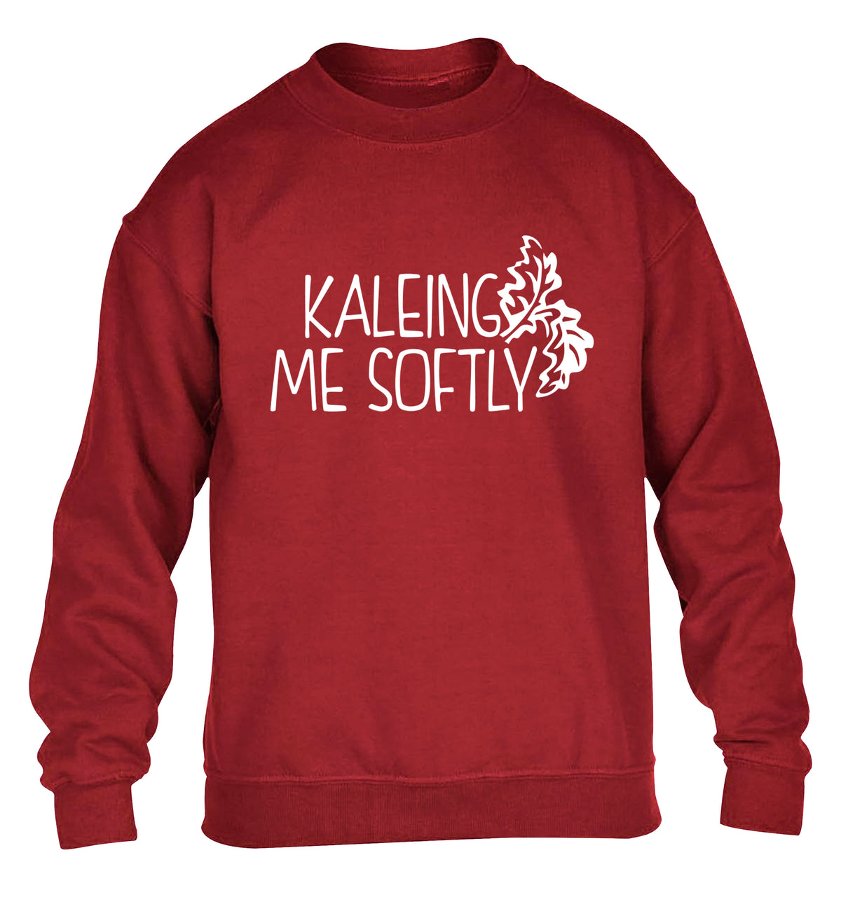 Kaleing me softly children's grey sweater 12-14 Years