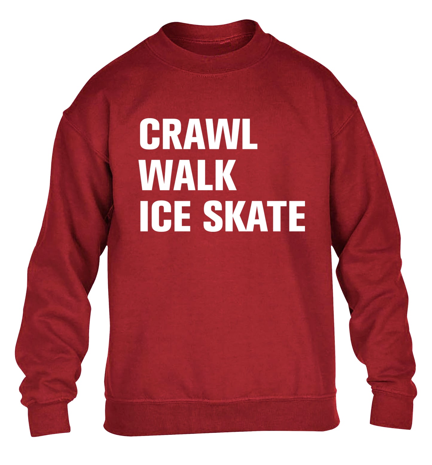 Crawl walk ice skate children's grey sweater 12-14 Years