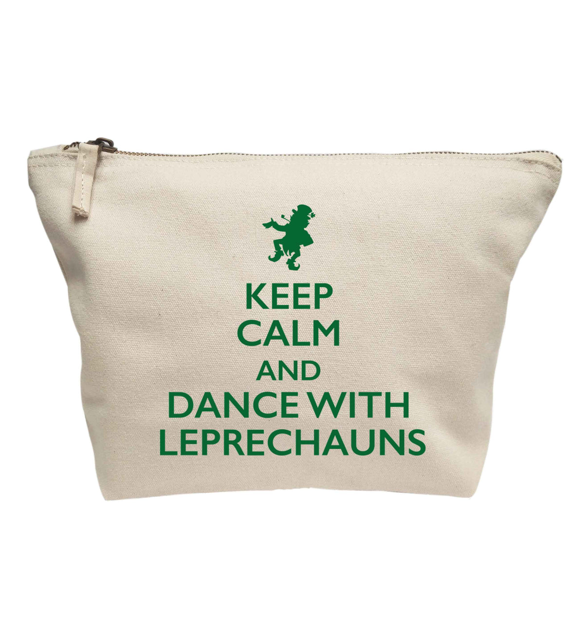 Keep calm and dance with leprechauns | Makeup / wash bag