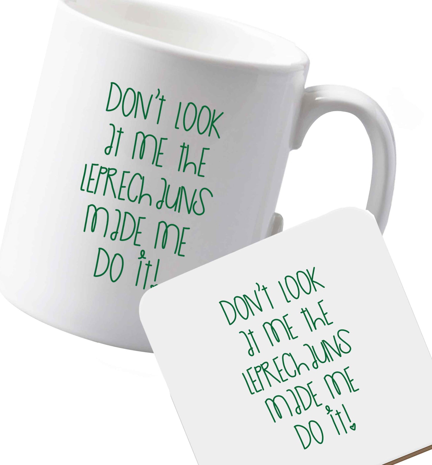 10 oz Ceramic mug and coaster Favourite Type Pan Pancake both sides