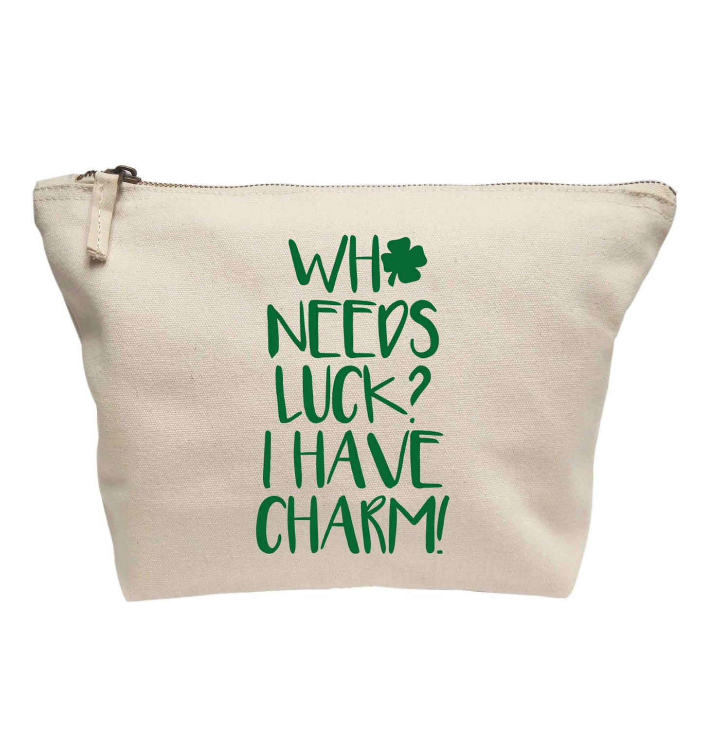 Who needs luck? I have charm! | Makeup / wash bag