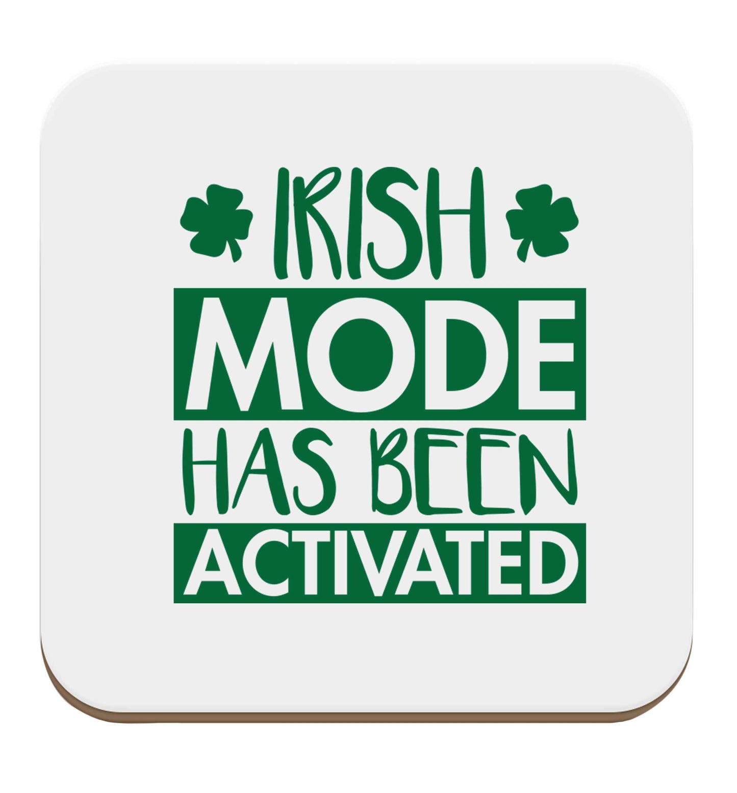 Irish mode has been activated set of four coasters