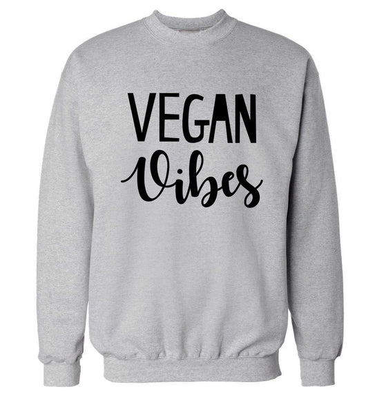 Vegan Vibes Adult's unisex grey Sweater 2XL