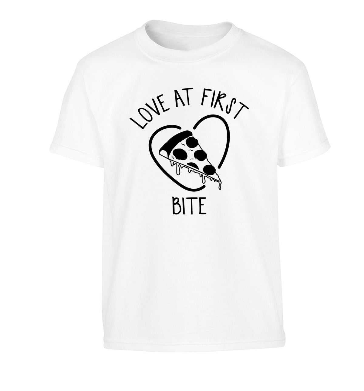 Love at first bite Children's white Tshirt 12-13 Years