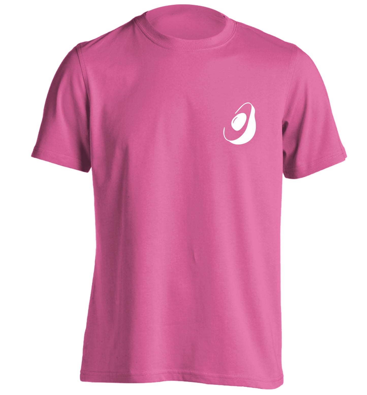 Avocado pocket adults unisex pink Tshirt 2XL