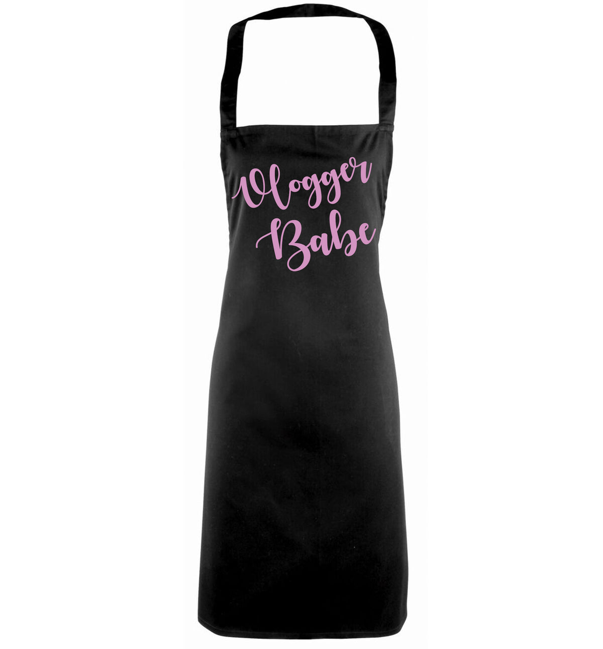 Vlogger Babe black apron