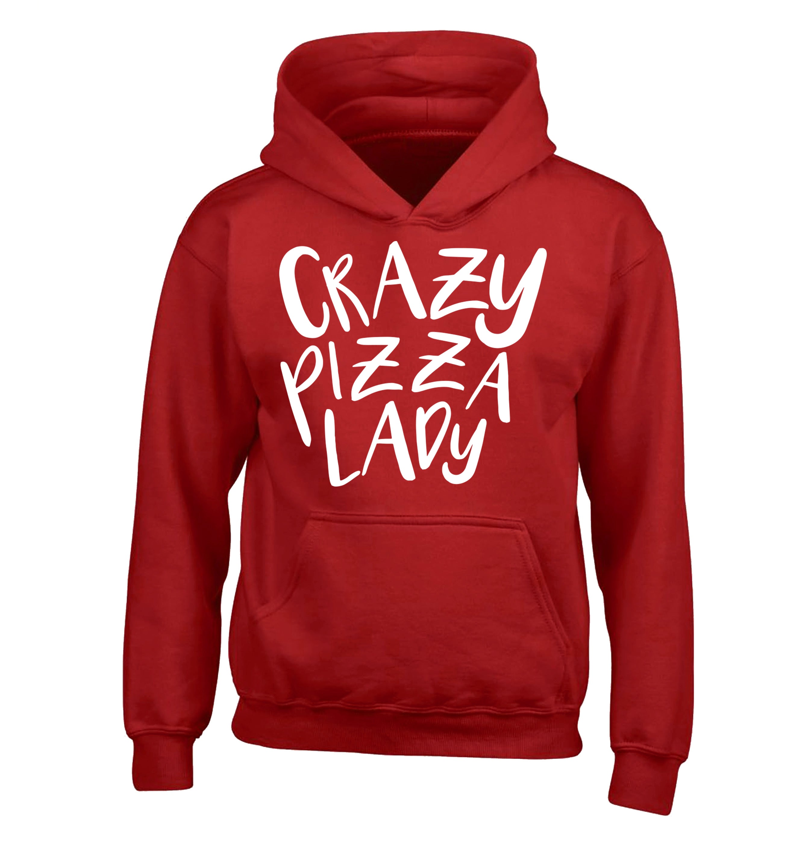 Crazy pizza lady - Children's Hoodie | Flox Creative