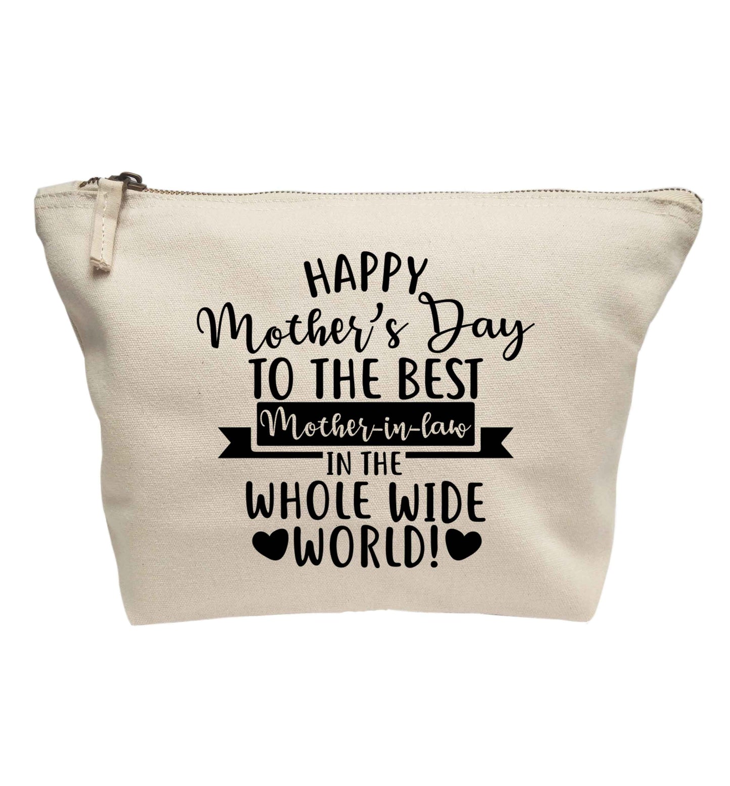 Happy mother's day to the best mother-in law in the world | Makeup / wash bag