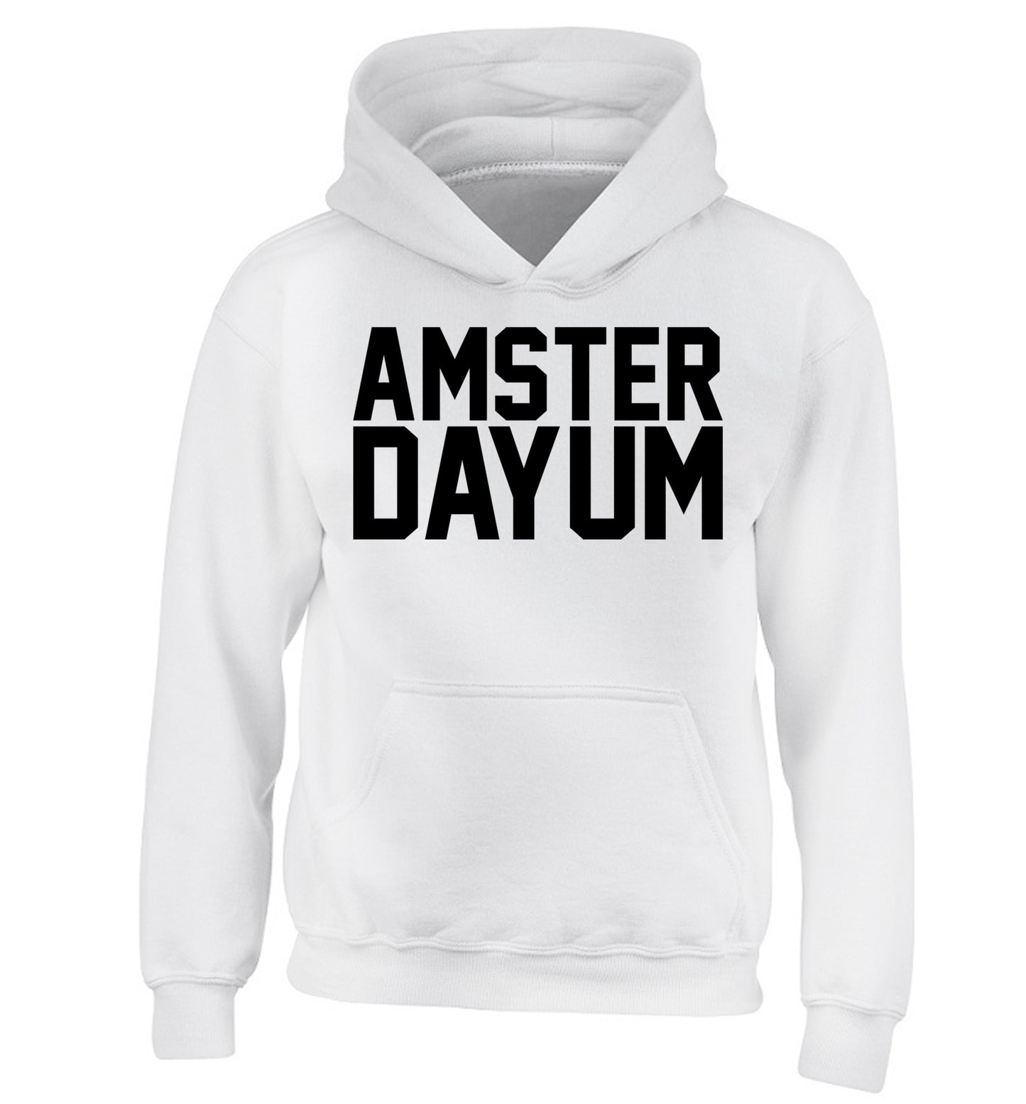 Amsterdayum children's white hoodie 12-13 Years