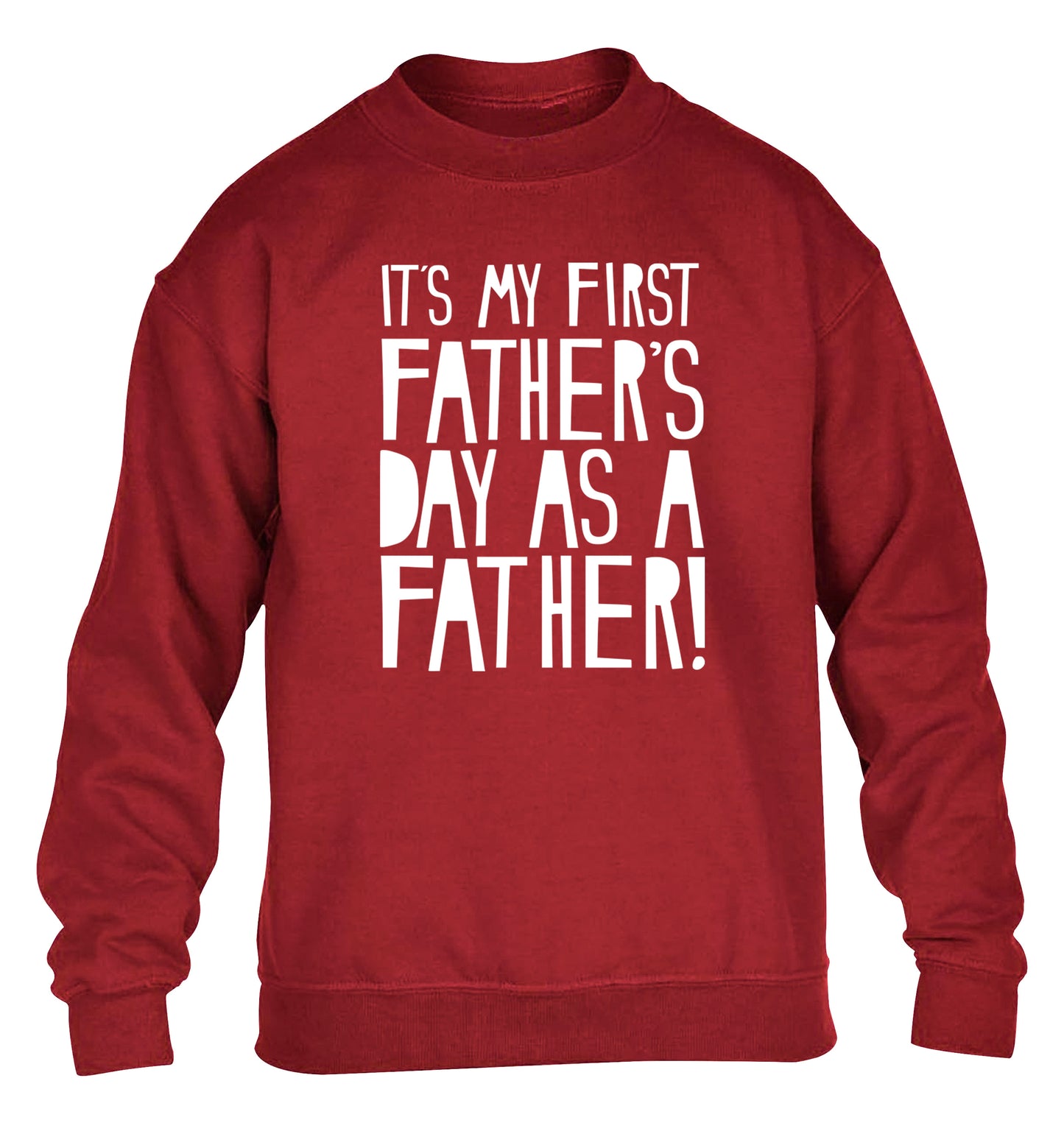 It's my first Father's Day as a father! children's grey sweater 12-13 Years