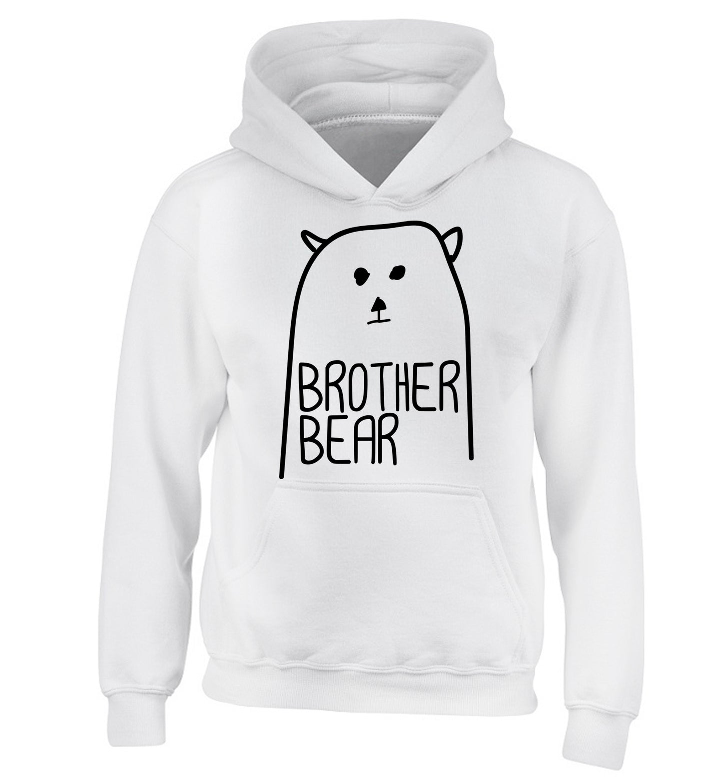 Brother bear children's white hoodie 12-13 Years