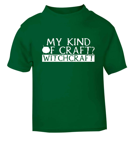 My king of craft? witchcraft green baby toddler Tshirt 2 Years