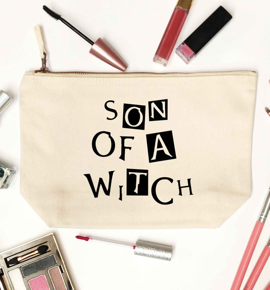 Son of a witch natural makeup bag