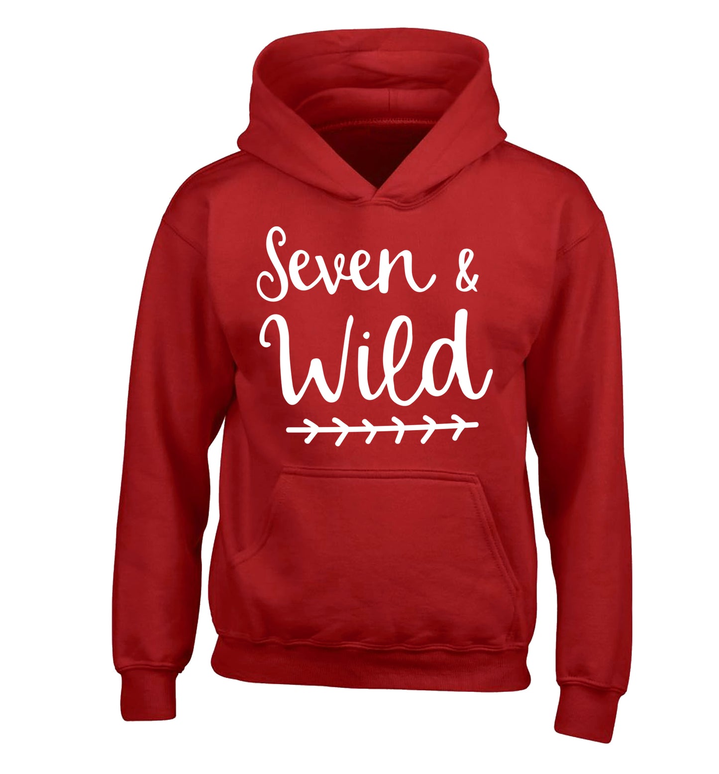 Seven and wild children's red hoodie 12-13 Years