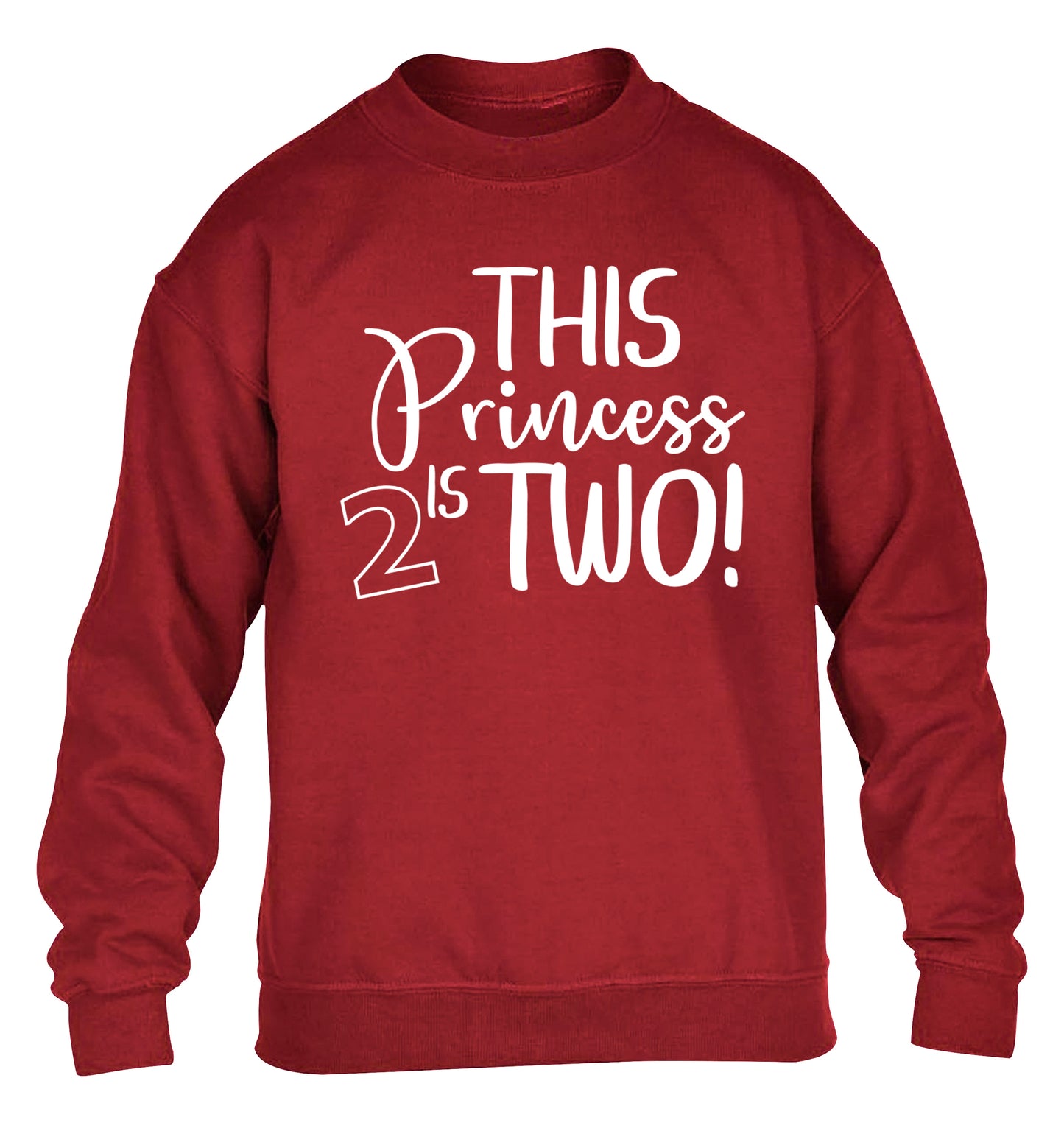 This princess is two children's grey sweater 12-13 Years