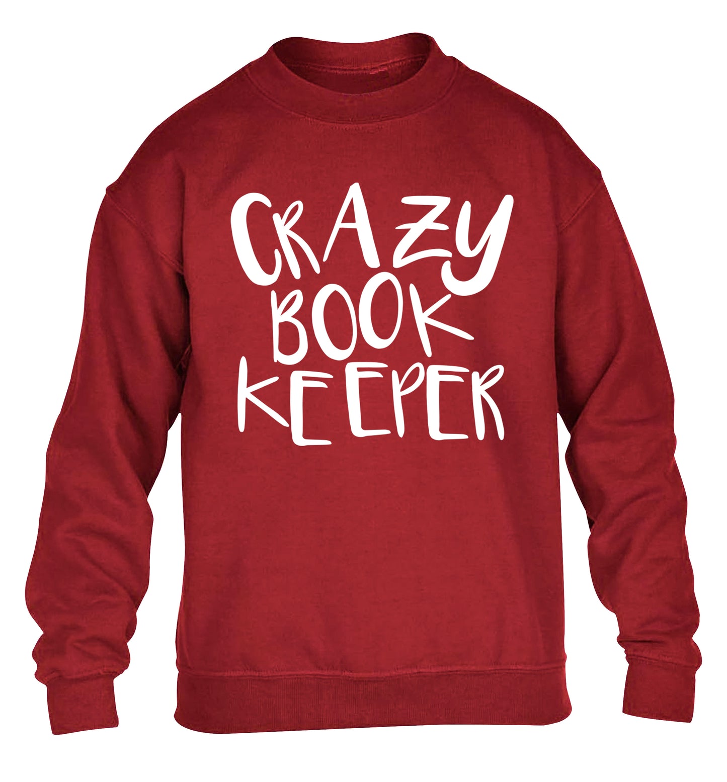 Crazy bookkeeper children's grey sweater 12-13 Years