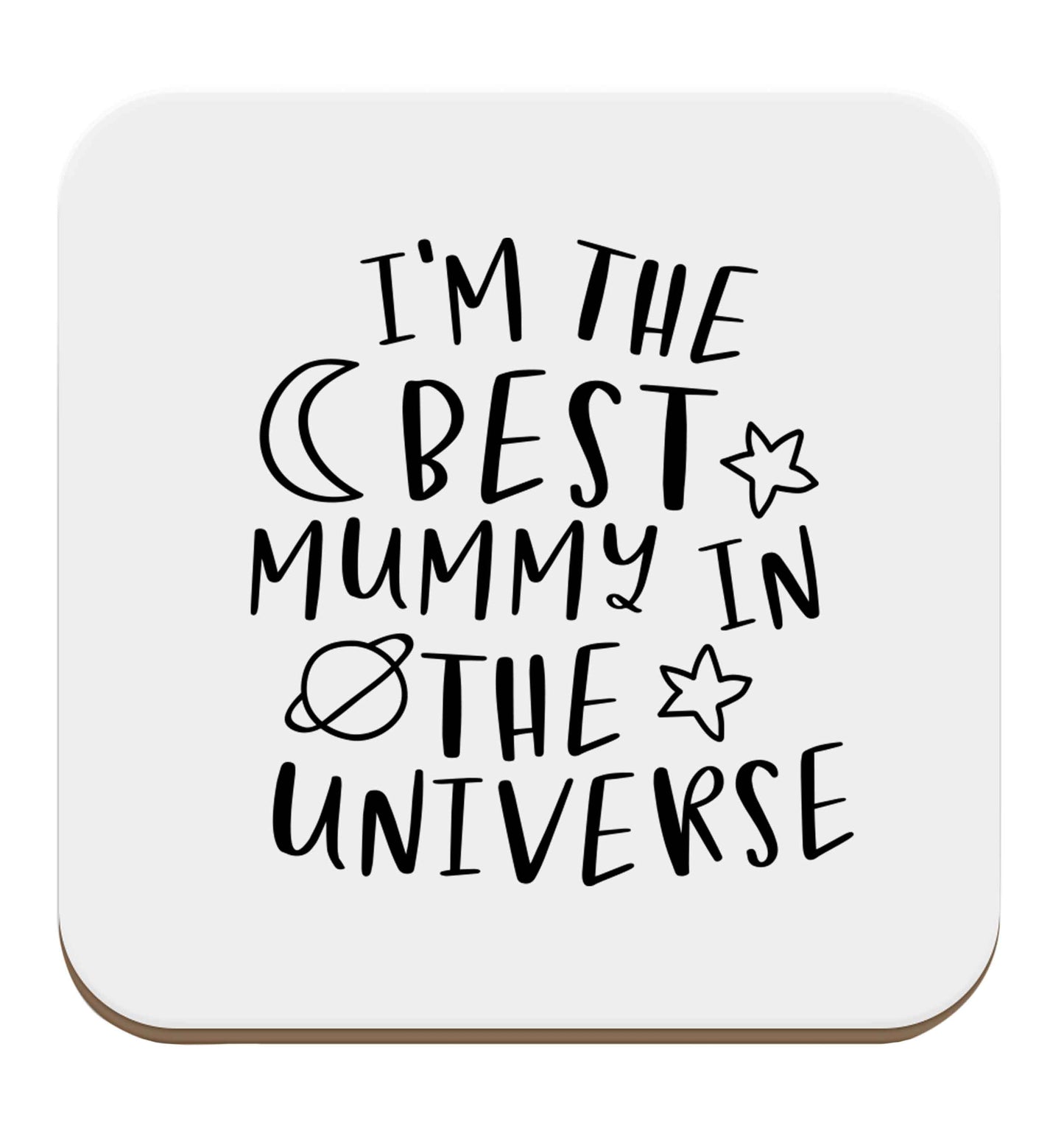 I'm the best mummy in the universe set of four coasters