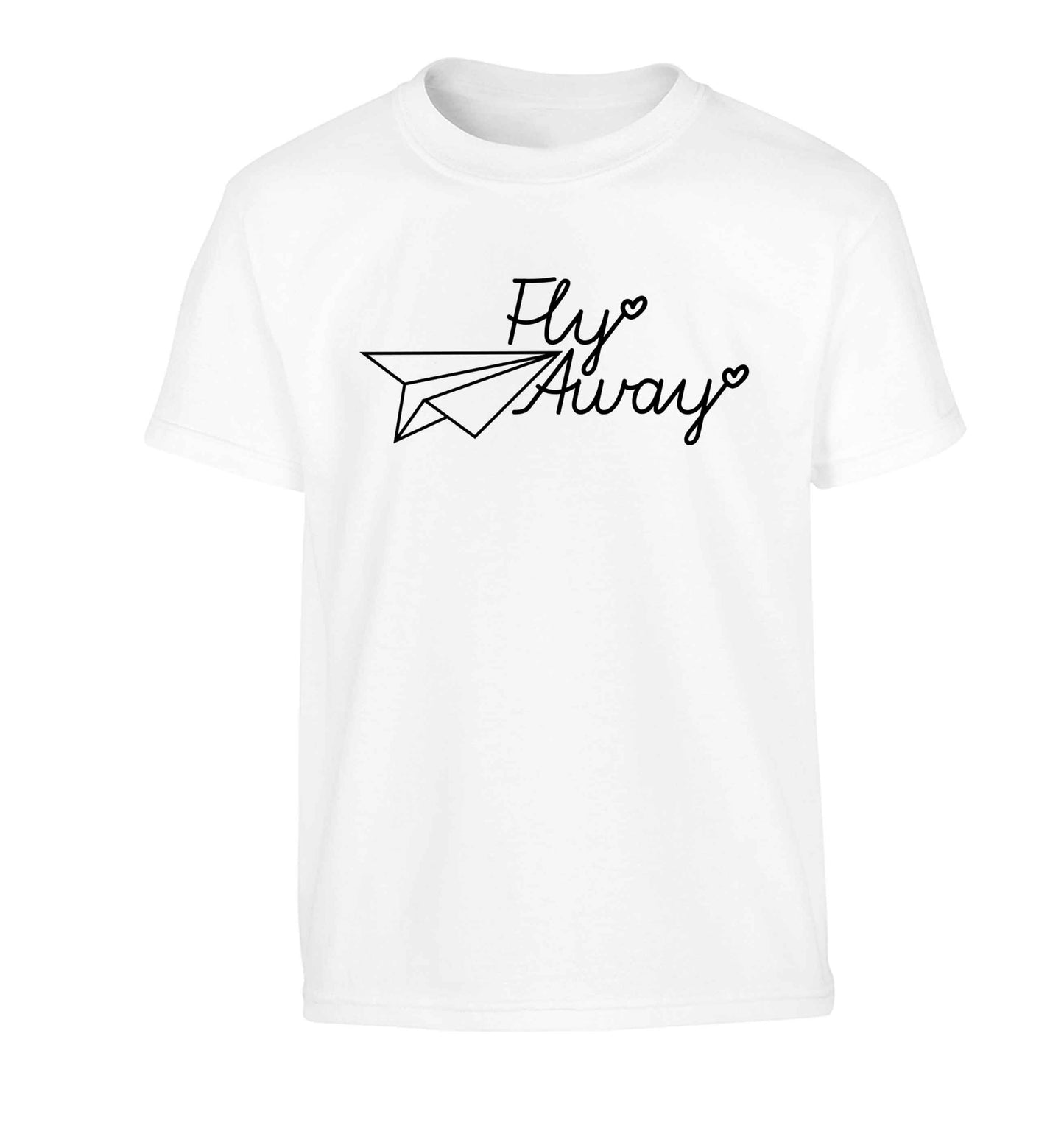 Fly away Children's white Tshirt 12-13 Years