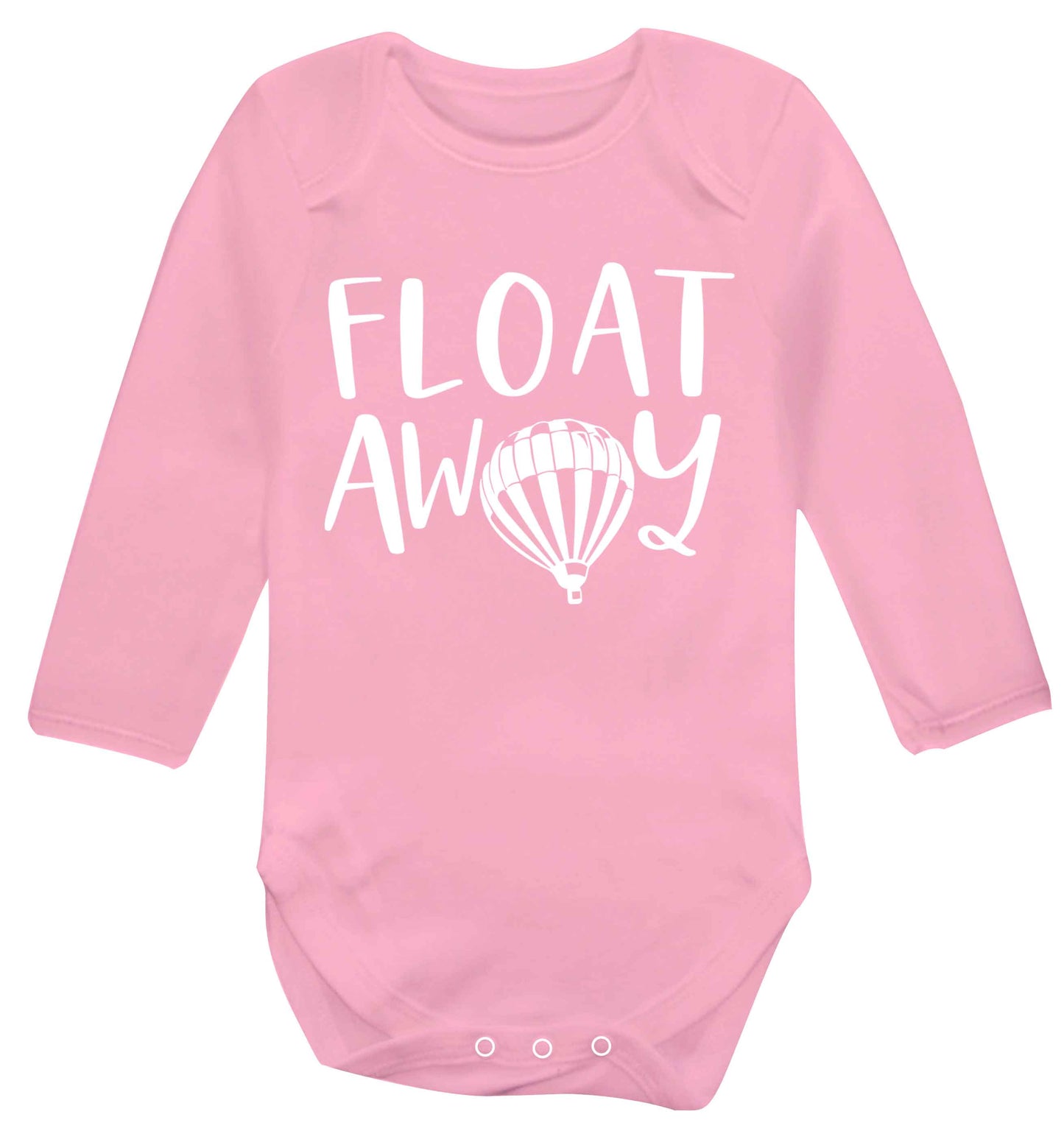 Float away Baby Vest long sleeved pale pink 6-12 months