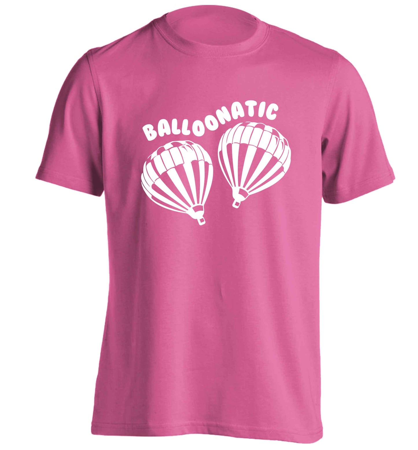 Balloonatic adults unisex pink Tshirt 2XL