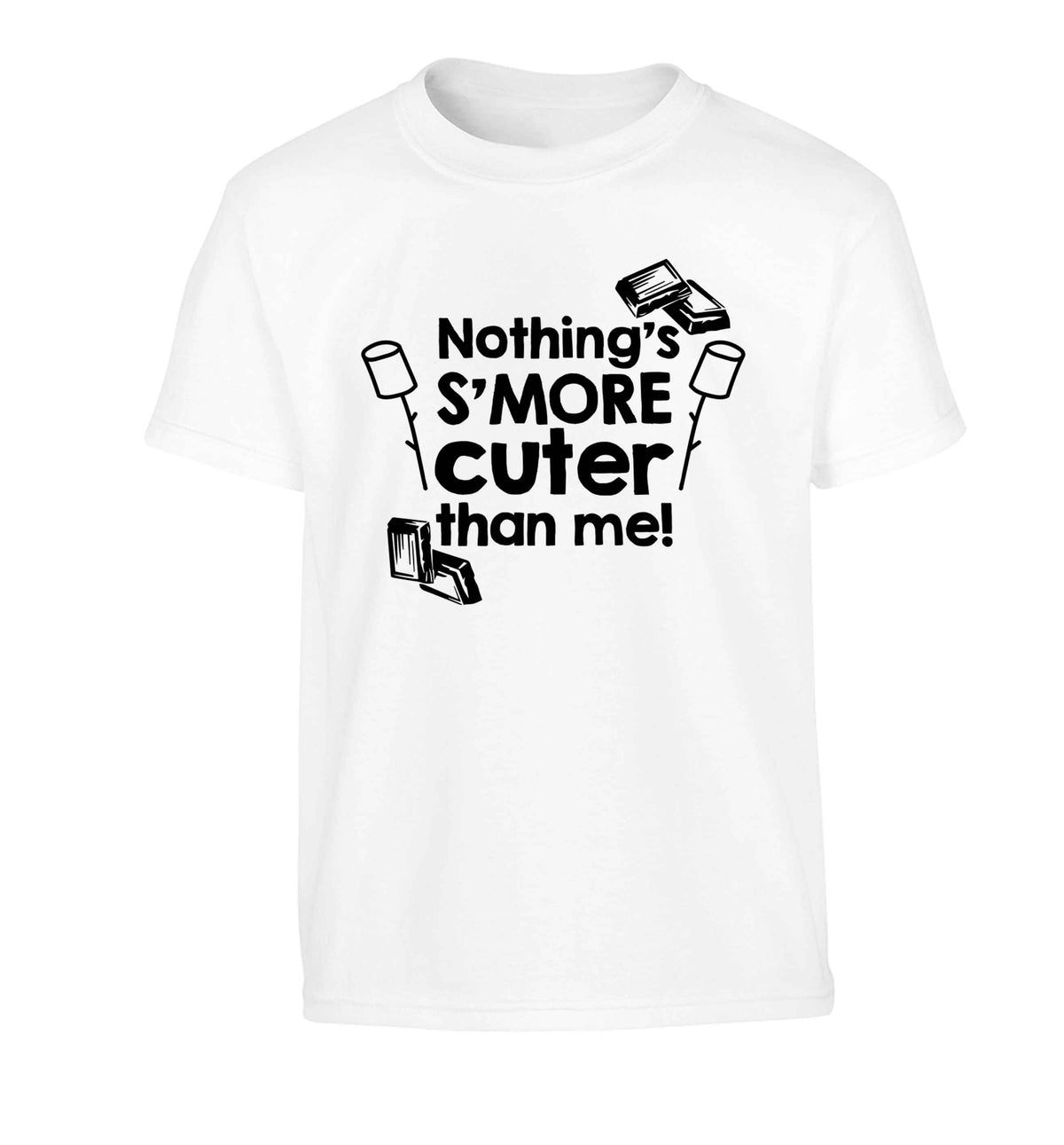 Nothing's s'more cuter than me! Children's white Tshirt 12-13 Years
