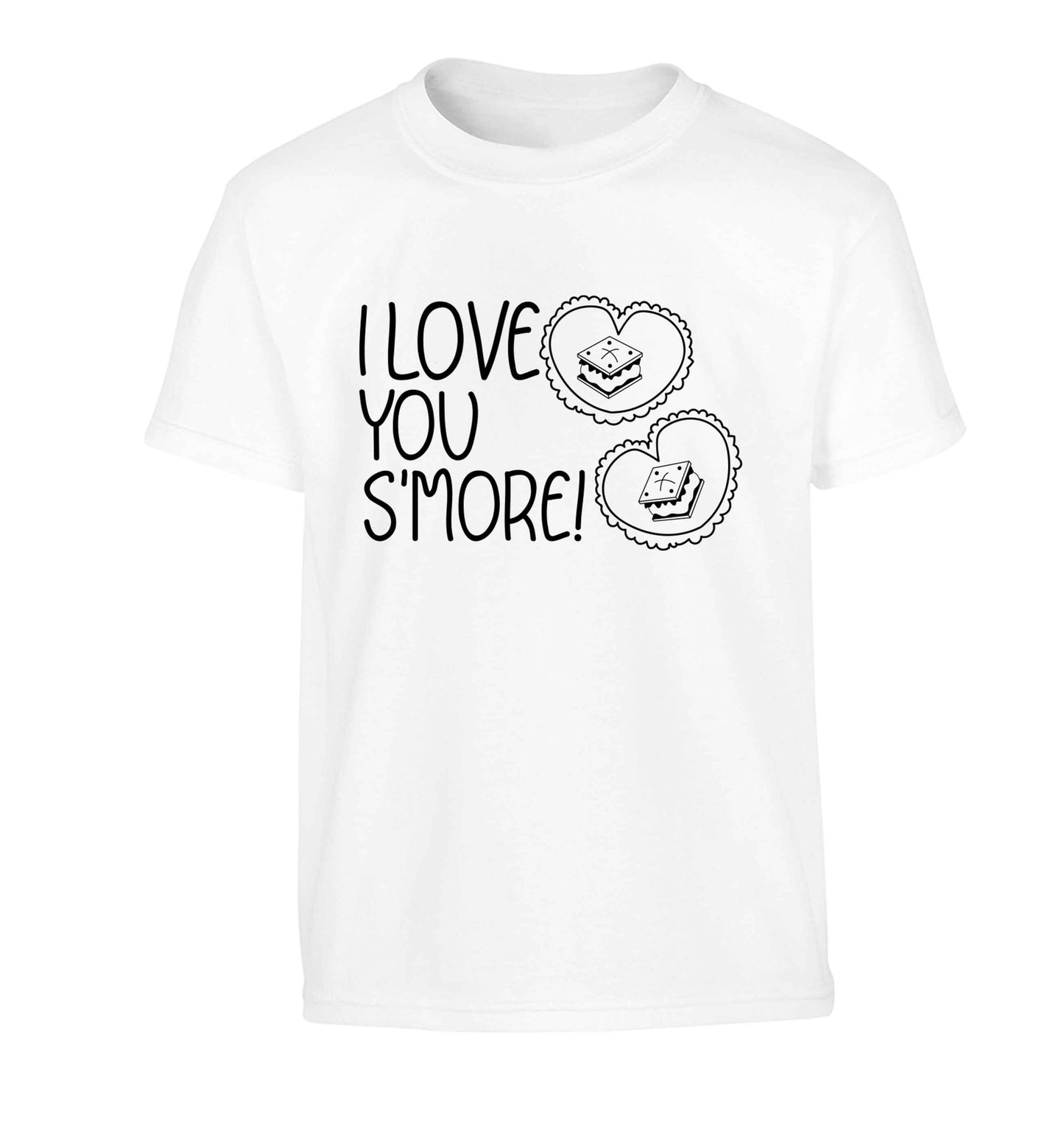 I love you s'more than anything Children's white Tshirt 12-13 Years