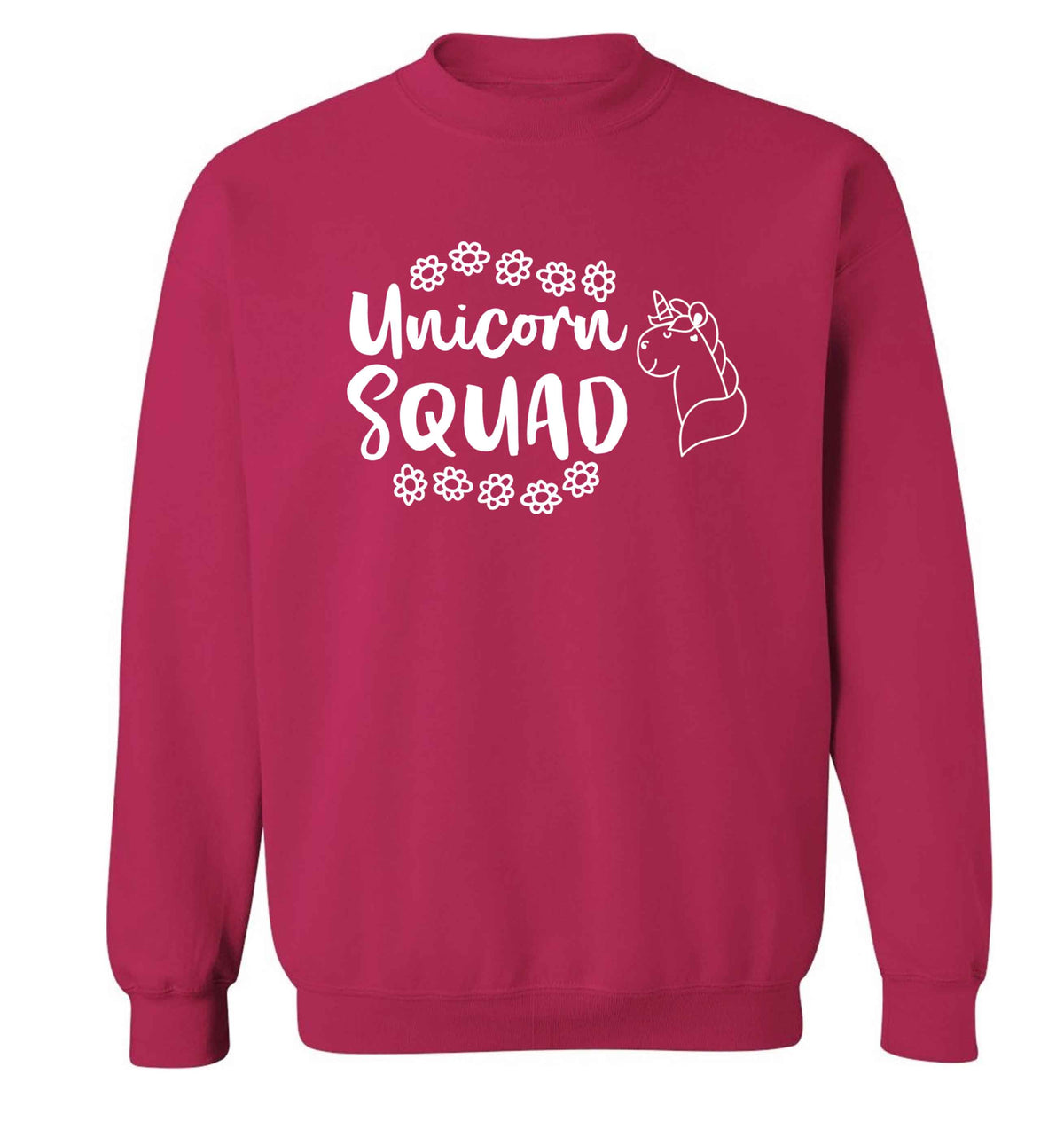 Unicorn Squad Adult's unisex pink Sweater 2XL