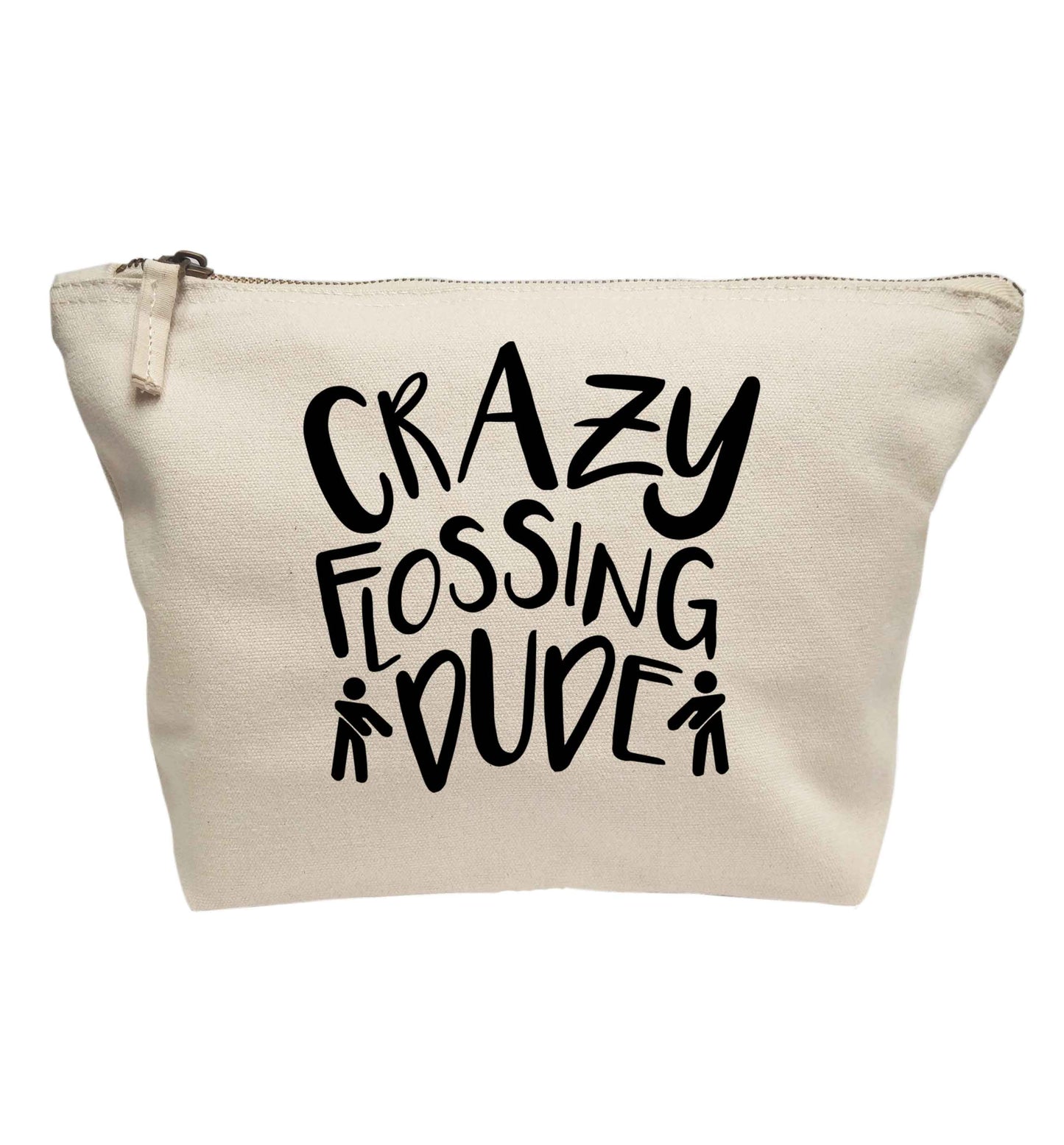 Crazy flossing dude | makeup / wash bag