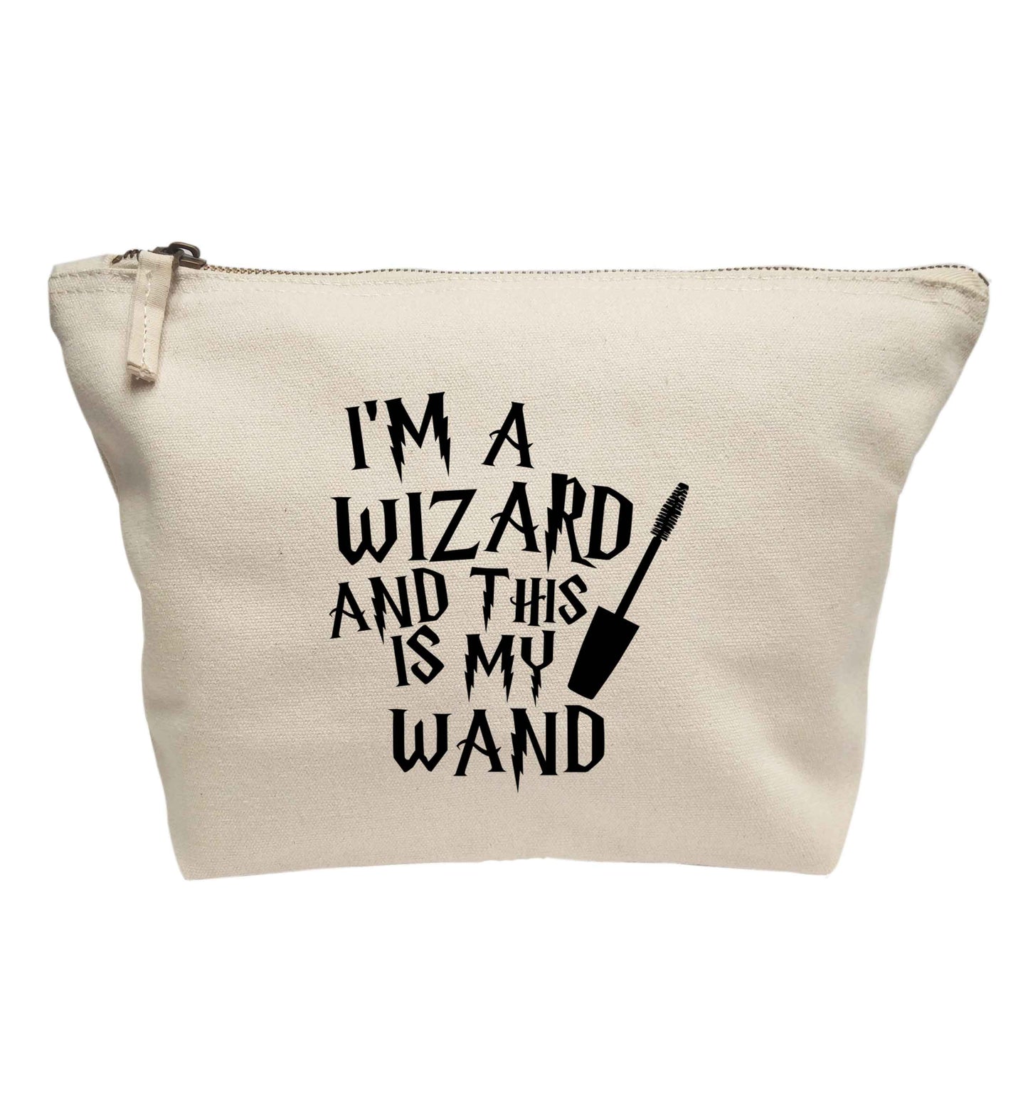 I'm a wizard and this is my wand | makeup / wash bag