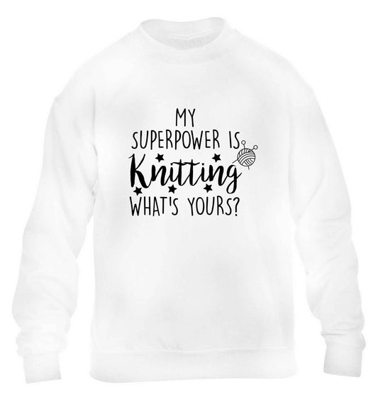 Merry Christmas children's white sweater 12-13 Years